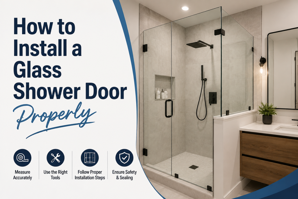 How to Install a Glass Shower Door Properly